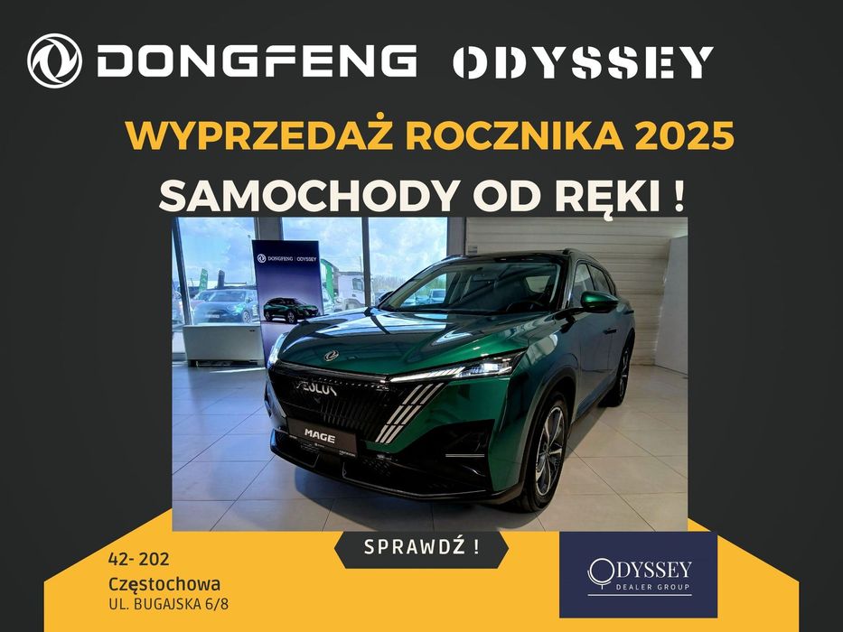 Dongfeng Mage 1.5T  R4 197 KM  Wszechstronny SUV w luksusowym wydaniu