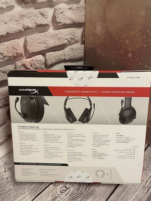 Słuchawki HYPERX Cloud Jet Wireless nowe