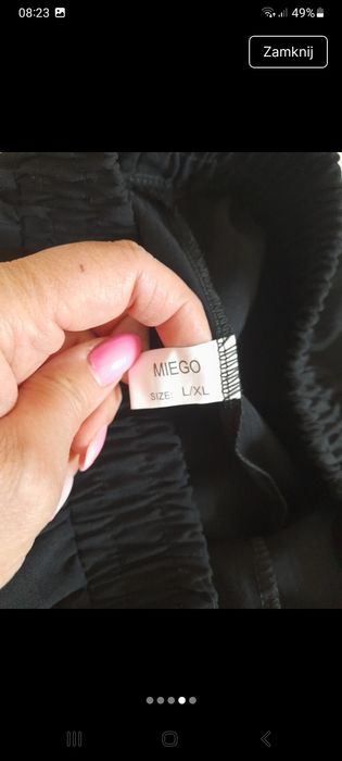 Spodnie szerokie L xl nowe