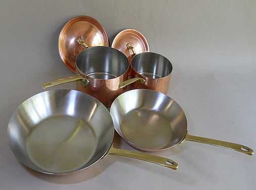 Набор винтажный - медно/стальной посуды