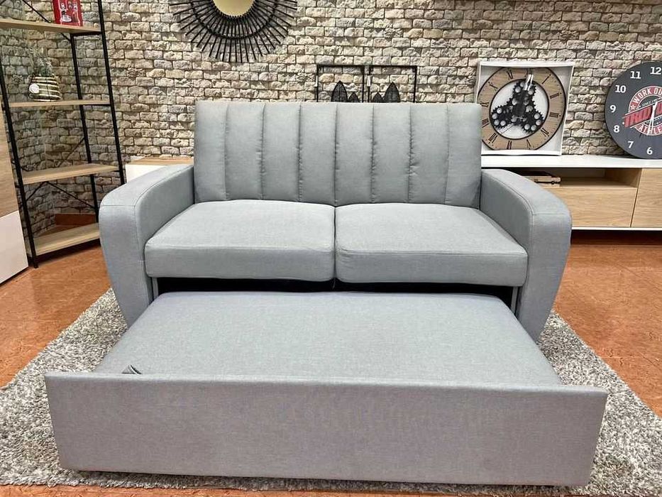 Sofa cama barato cinza com envio GRATIS