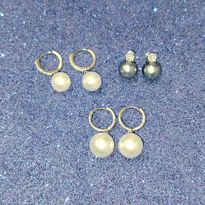 Серьги с жемчугом, сережки з перлами
