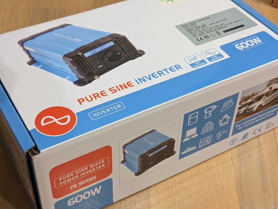 Solartronics чистий синус інвертор резервне живлення FS600D 600/1200w