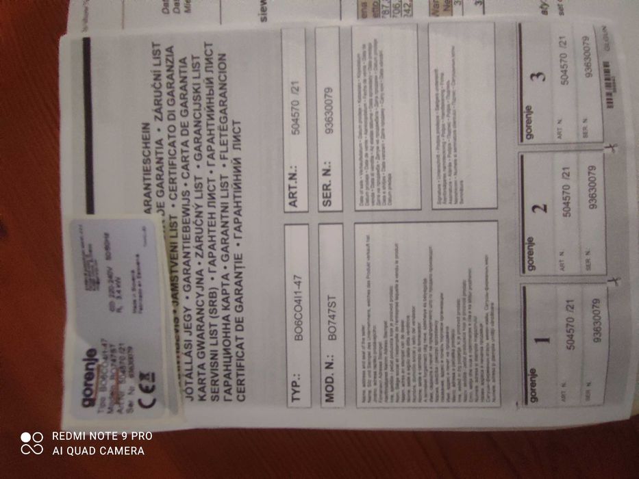 kpl.AGD Gorenje lodówka i piekarnik lustrzany desing 2020