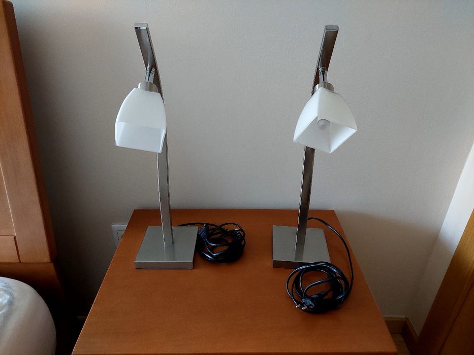 Conjunto de candeeiros de quarto