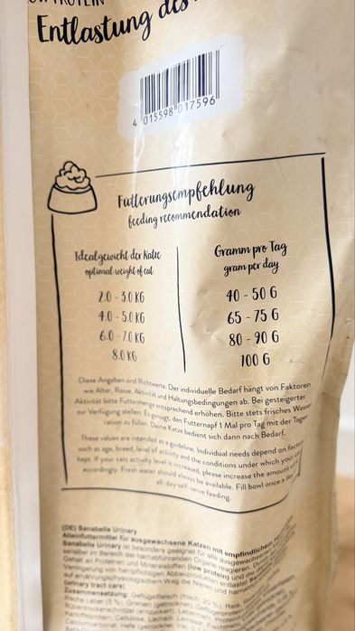 Karma sucha dla kota Sanabelle Urinary 10 kg (data ważności: 11.2026)
