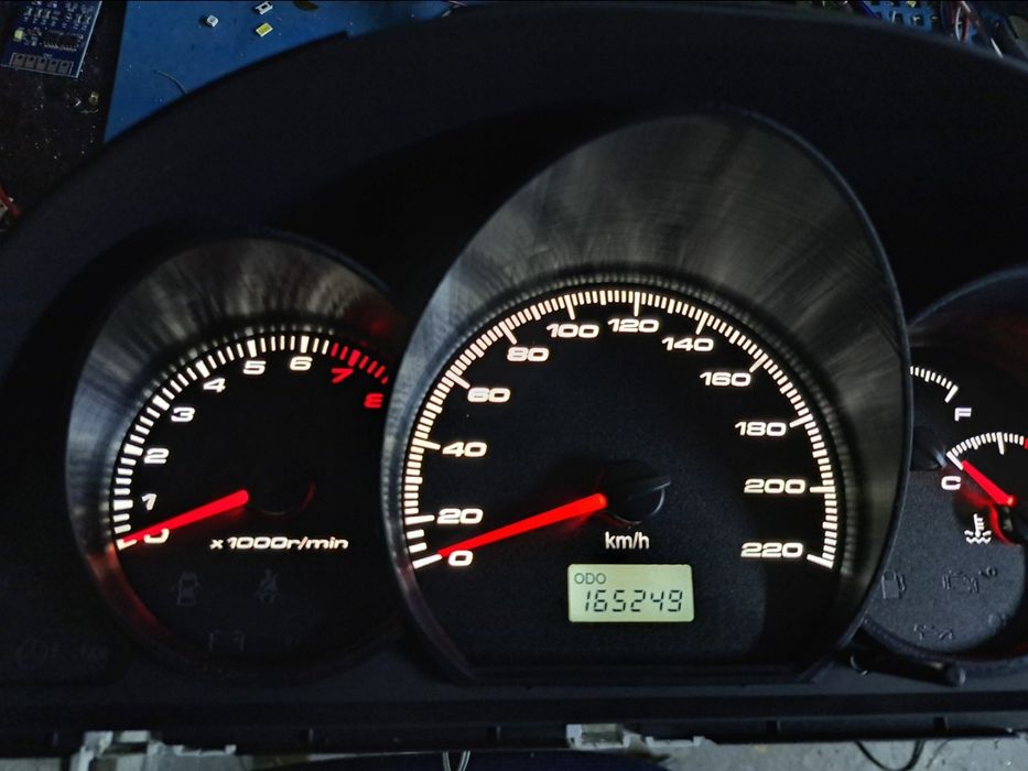 Пересвет приборной панели