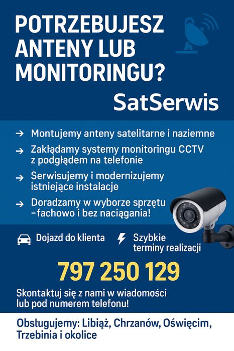 Montaż Serwis Naprawa Monitoringu Kamer
