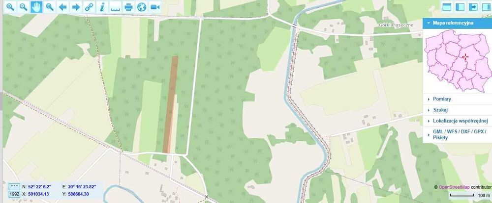 Sprzedam  działkę w miejscowości Nowa Wieś Śladów 1,18 ha