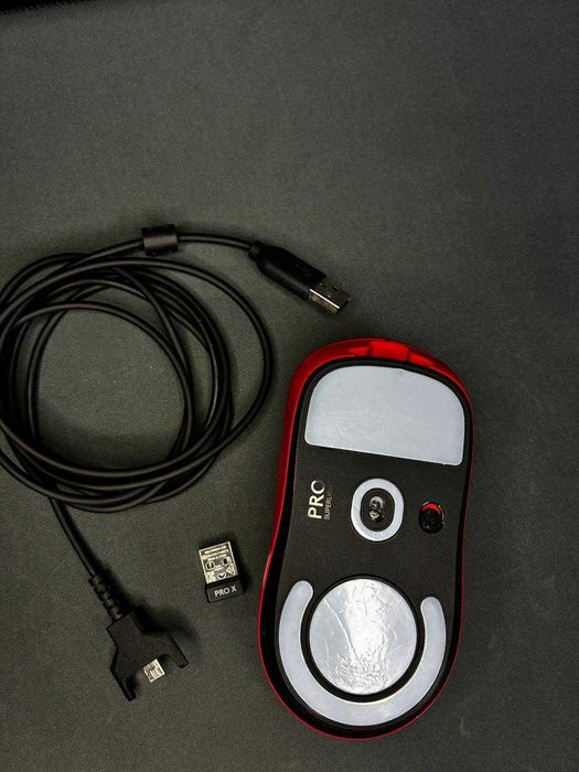 Logitech G Pro X Superlight Wireless Black Red чорна червона