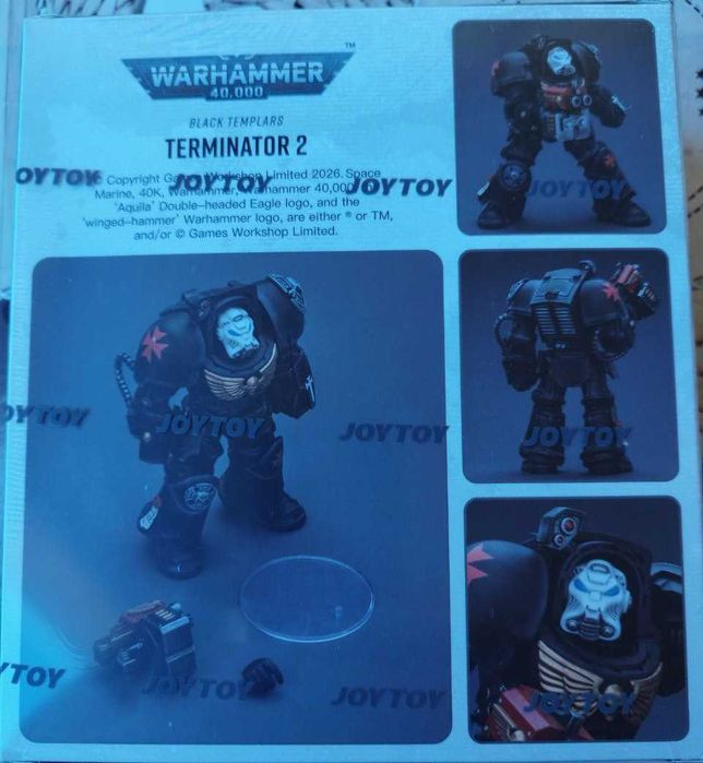 Коллекционная фигурка JoyToy Warhammer 40K Black Templars Terminator 2