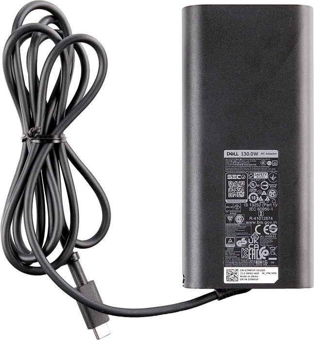 Carregador original Dell 130W USB-C Dell (NOVO)