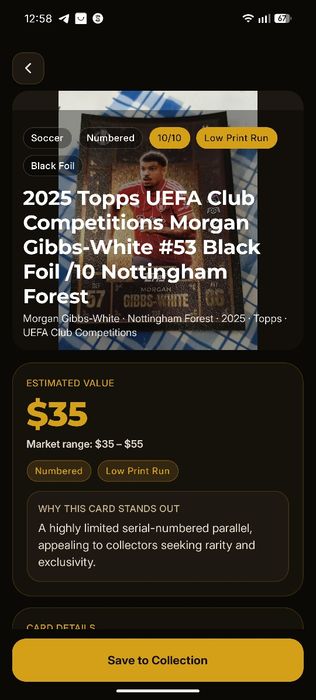 Cartas match attax preços nas imagens