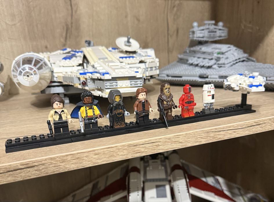Lego star wars sokół millenium z han solo movie