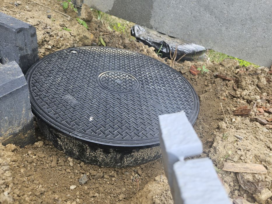 Pokrywa właz do rury karbowanej oraz litej 400 nowy
