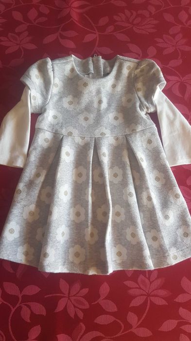 Vestidinho Chicco para Menina - 9 Meses