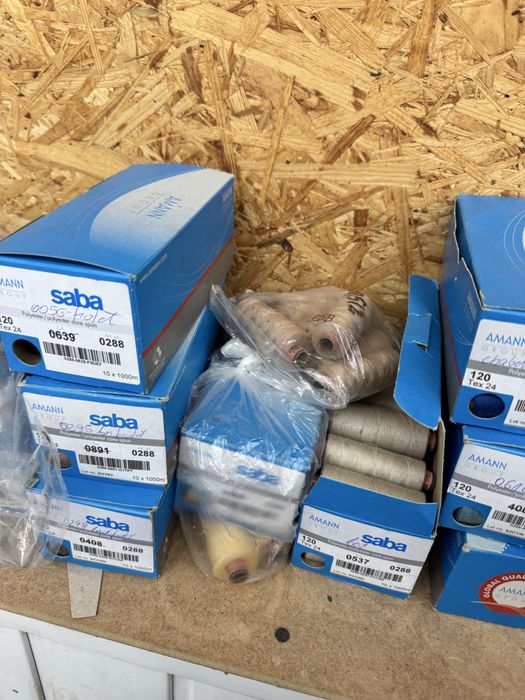 Nici Amann Saba C 120 nawoj 5000 szpulki rozne kolory