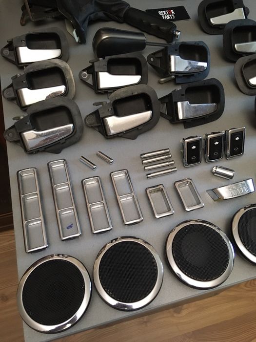 Хром для БМВ Е36 - ручки, рамки кнопок и динамиков, кнопки ручника, ЦЗ