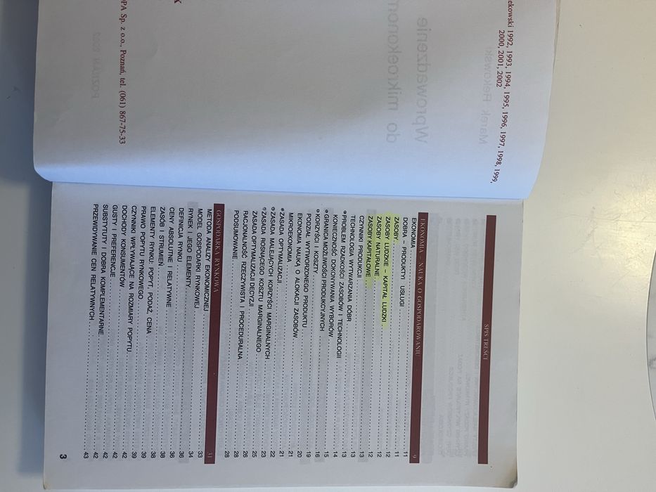 Książka „Wprowadzenie do mikroekonomii” Marek Rekowski