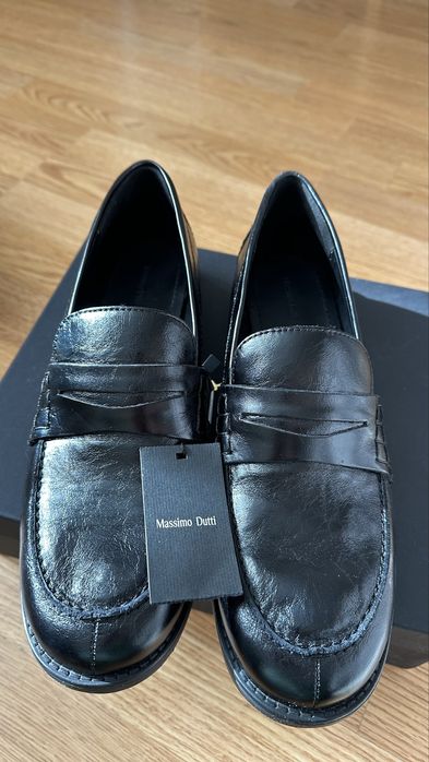 Жіночі лофери Massimo Dutti, натуральна шкіра, розмір 42
