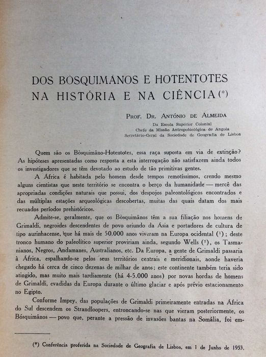 Boletim da Sociedade de Geografia de Lisboa. - 1954. Ver sumário