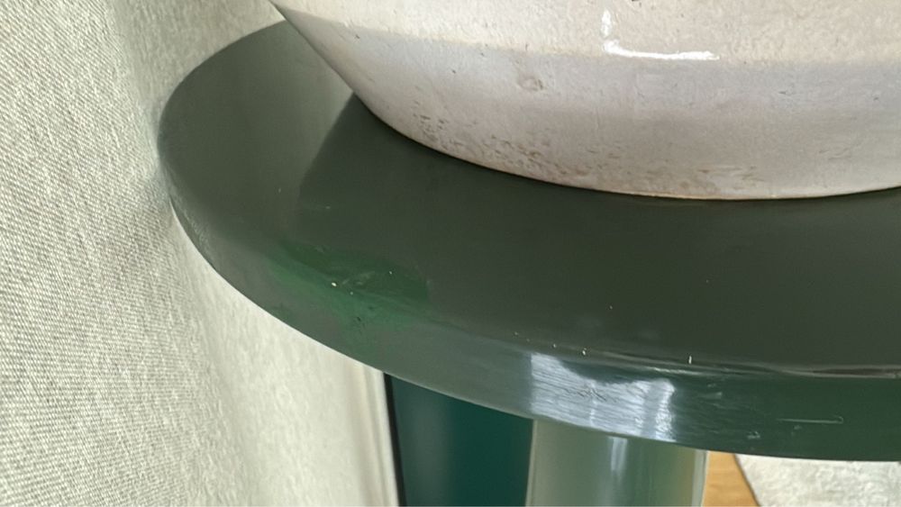 Coluna para vasos verde