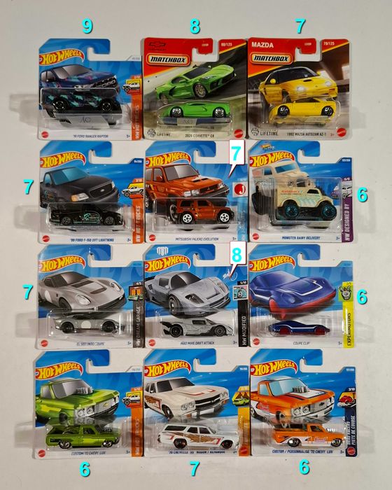 Wyprzedaż aut Hot Wheels Matchbox dużo modeli (2)