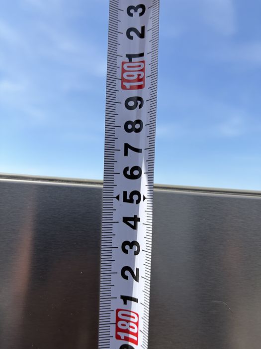 Piękna srebrna Zamrażarka MILDEA 186cm.A+++Gwarancja.Transport.Wysyłka
