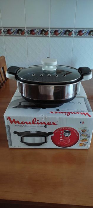 Robot de Cozinha Moulinex i-Companion XL com panela de cozer a vapor