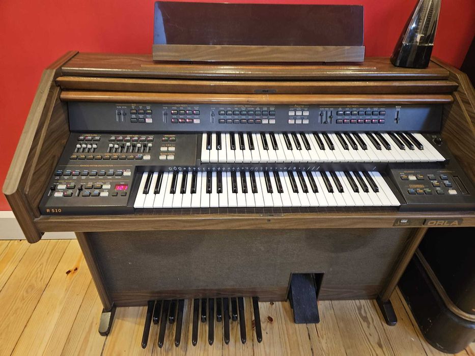 Orgão 2 teclados Elka