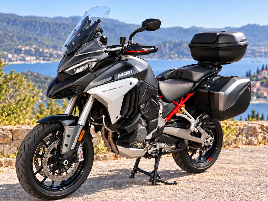 Ducati multistrada v4s radar c/ 3 malas