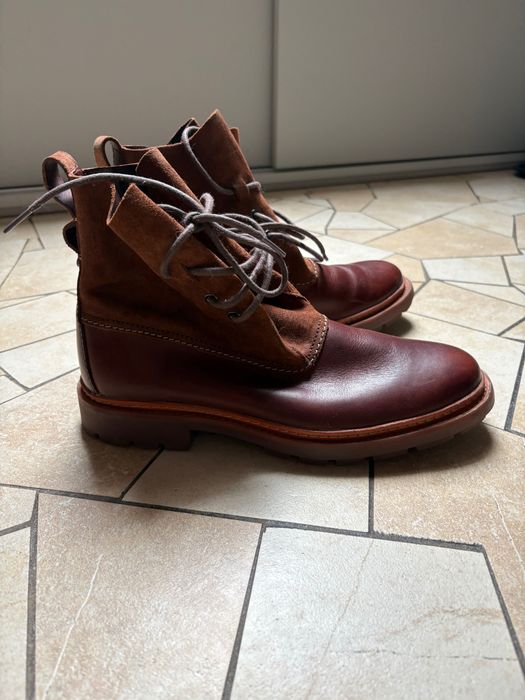 Buty Clarks brązowe za kostkę