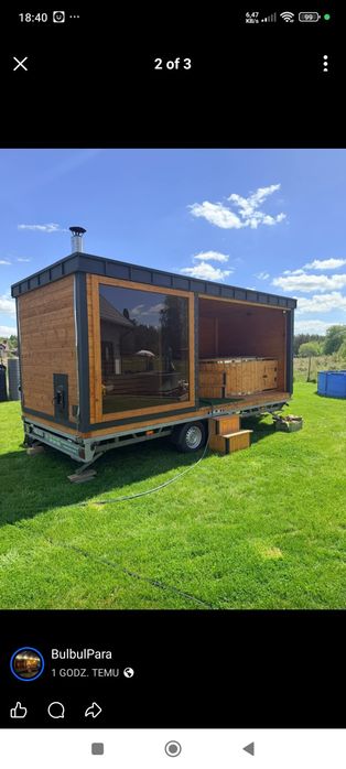 Mobilne spa sauna balia
