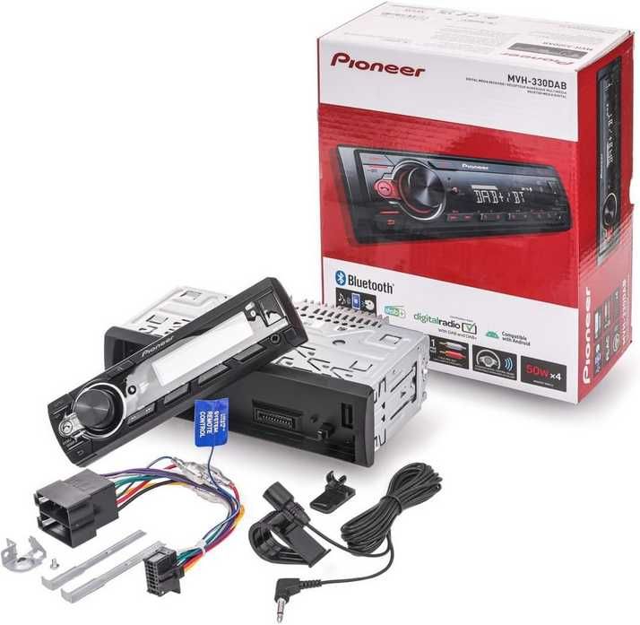Pioneer MVH-330DAB - Bluetooth DAB+ MP3 USB Android Radio samochodowe
