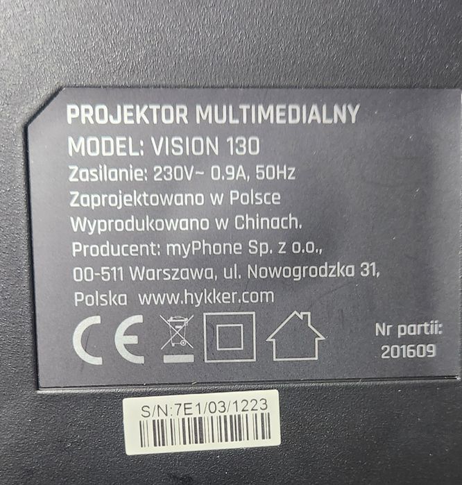 PROJEKTOR multimedialny