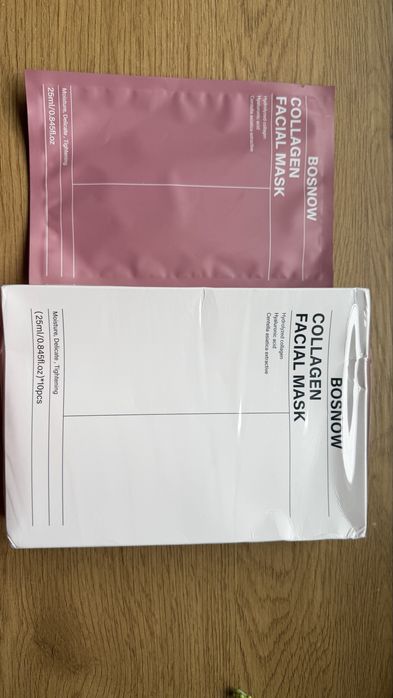 10 szt bosnow collagen facial mask koreańska kolagenowa maseczka hydrożel