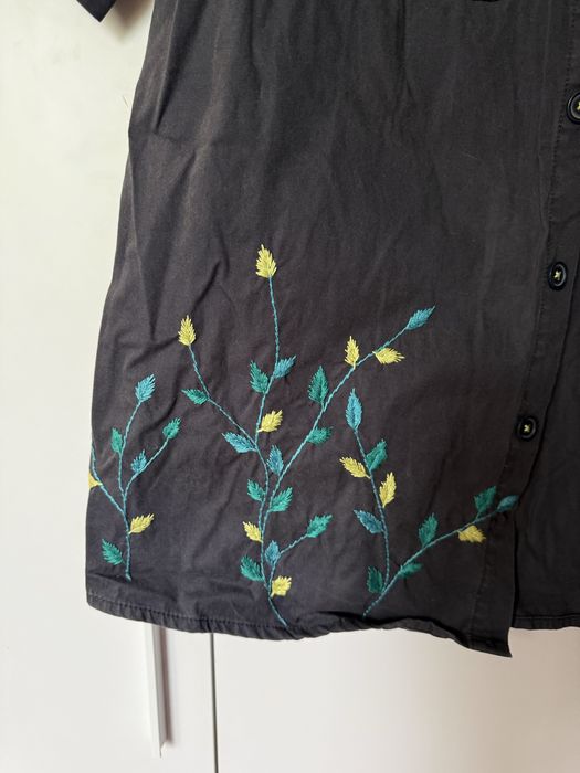 Сорочка M&S XL з ручною вишивкою — унікальний апсайклінг