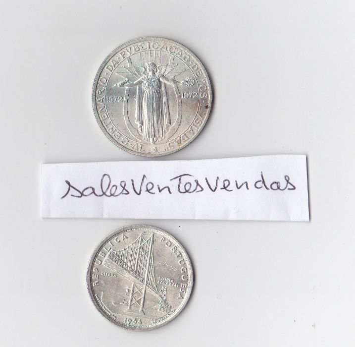 Moedas Comemorativas Portuguesas em prata e cuproniquel (1966.1989)