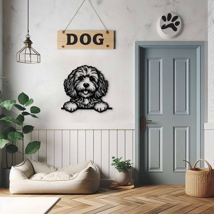 Дерев'яна картина на стіну декор в кімнату Кавапу інтер'єрна картина