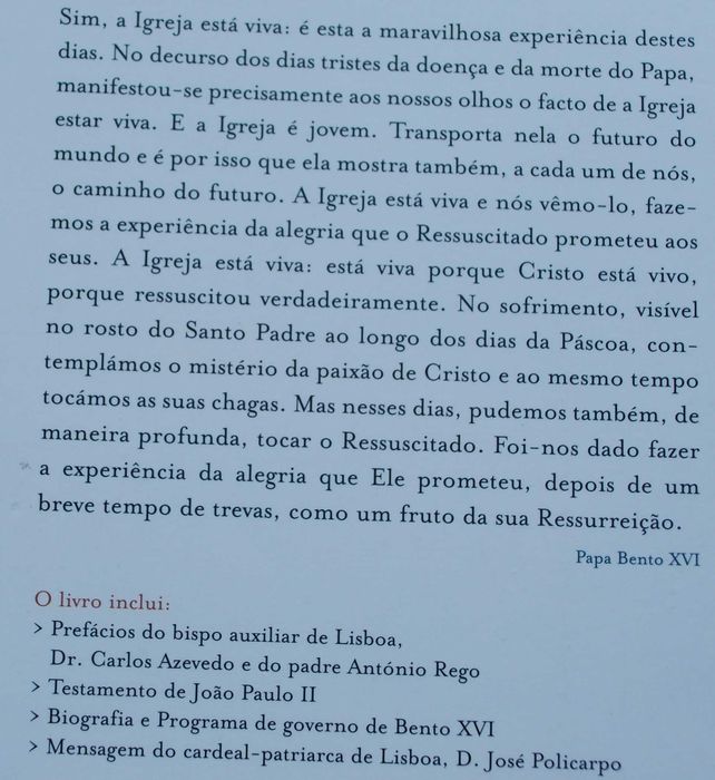 Bento XVI As Escolhas de Um Papa