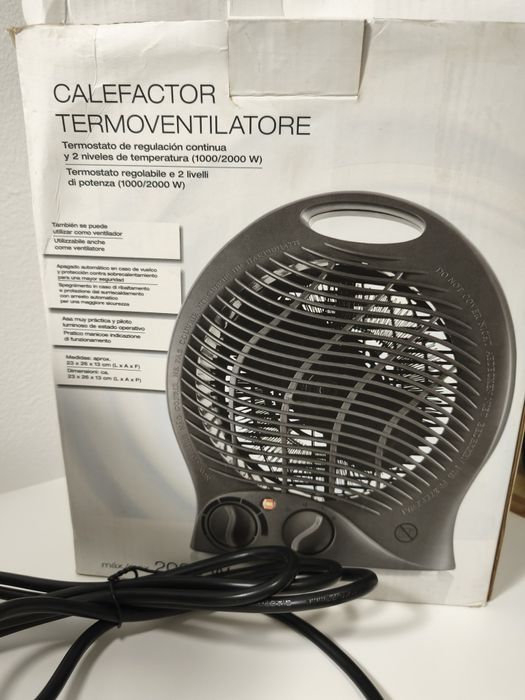 Termoventilador para frio e calor