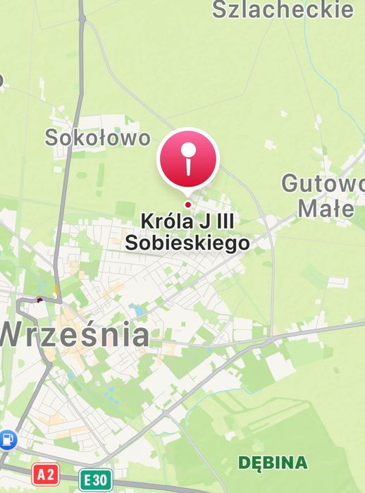Działka budowlana Sobieskiego Września szer.28 - Widok 2