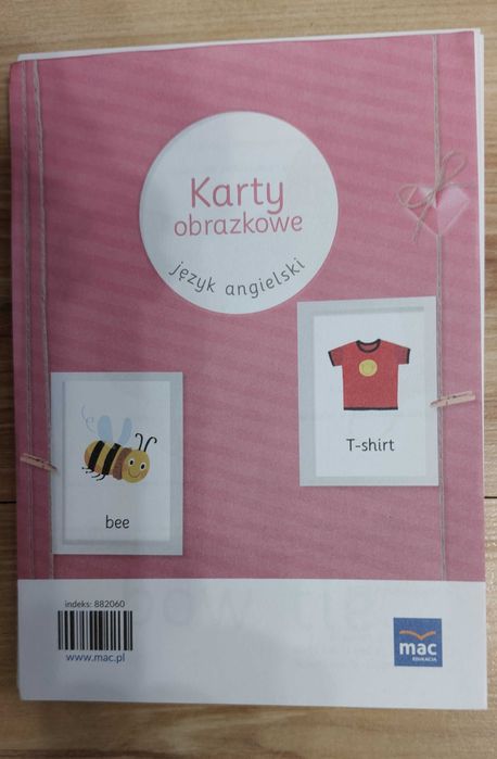 Pomoc dydaktyczna. Obrazki do nauki języka angielskiego dla dzieci..