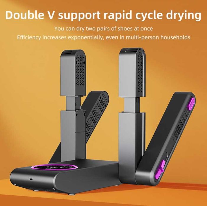 Двойная сушилка для обуви! Сушилка на 2 пары обуви, работает от ЭкоФло