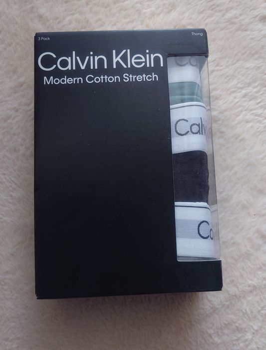 Stringi męskie Calvin Klein 3szt