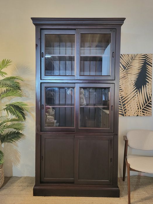 armario, vitrine, louceiro, estante, livreiro, rustico