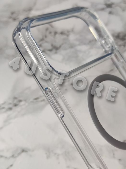 Чехол Crystal Case Magsafe на iPhone 17 18 Pro Max прозрачный Противоударный не желтеет чохол прозорий протиударний не жовтіє