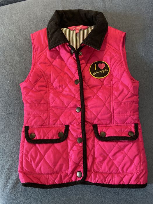 Różowa kamizelka dla dziewczynki 5-6 lat