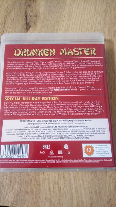 Pijany Mistrz Jackie Chan bluray