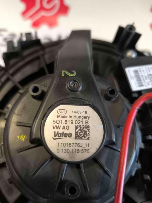 Motor da Chauffage / Sofagem VW GOLF VII 1.6 TDI 4motion (81 kW / 110 cv) [01.2013 - 03.2017] 5Q1819021B (OEM) | 5Q0907521E (OEM)
